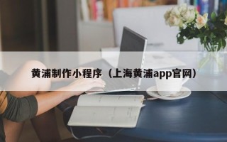 郑州黄浦制作小程序（上海黄浦app官网）