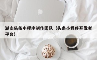 郑州湖南头条小程序制作团队（头条小程序开发者平台）